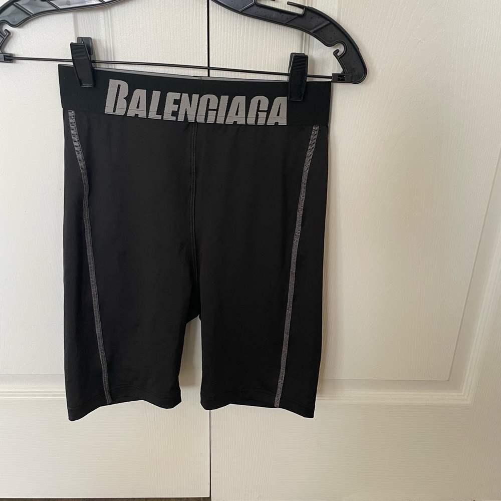 NWT. Balenciaga Black Bicycle Shorts #73 - Picture 2 of 6